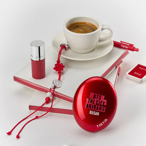TIRTIR x BTS THE CITY BUSAN ICONIC RED DUO Set (Cushion + Lip Oil
