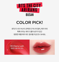 TIRTIR x BTS THE CITY BUSAN ICONIC RED DUO Set (Cushion + Lip Oil + Norigae Keyring)