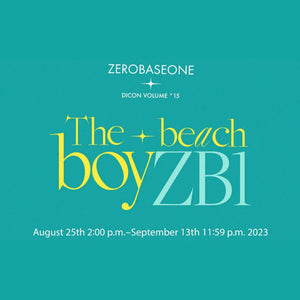 ZEROBASEONE ZB1 Dicon Volume No.15 ZEROBASEONE : The Beach boyZB1