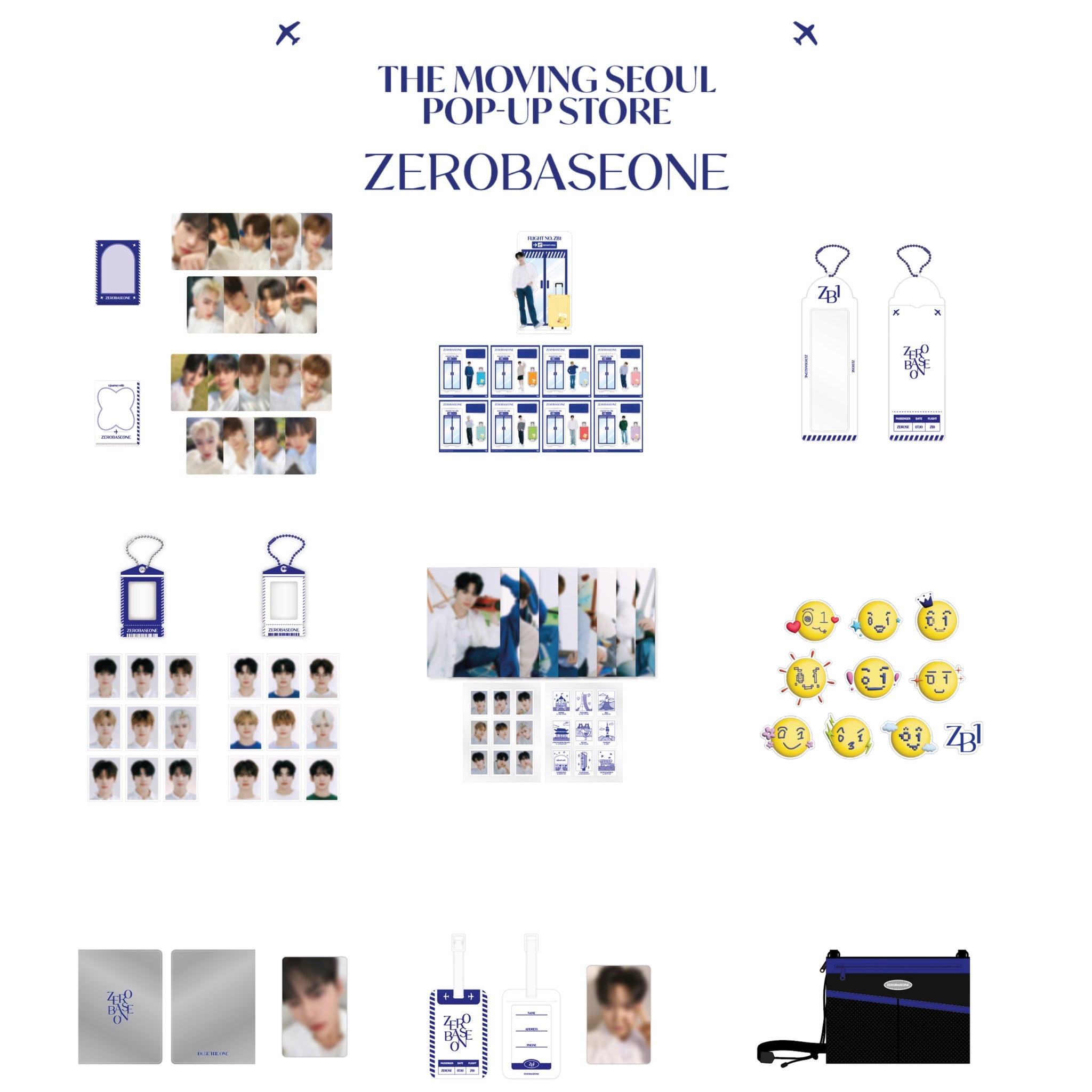 ZB1 ZEROBASEONE 2023 The Moving SEOUL Pop-Up Store Official MD