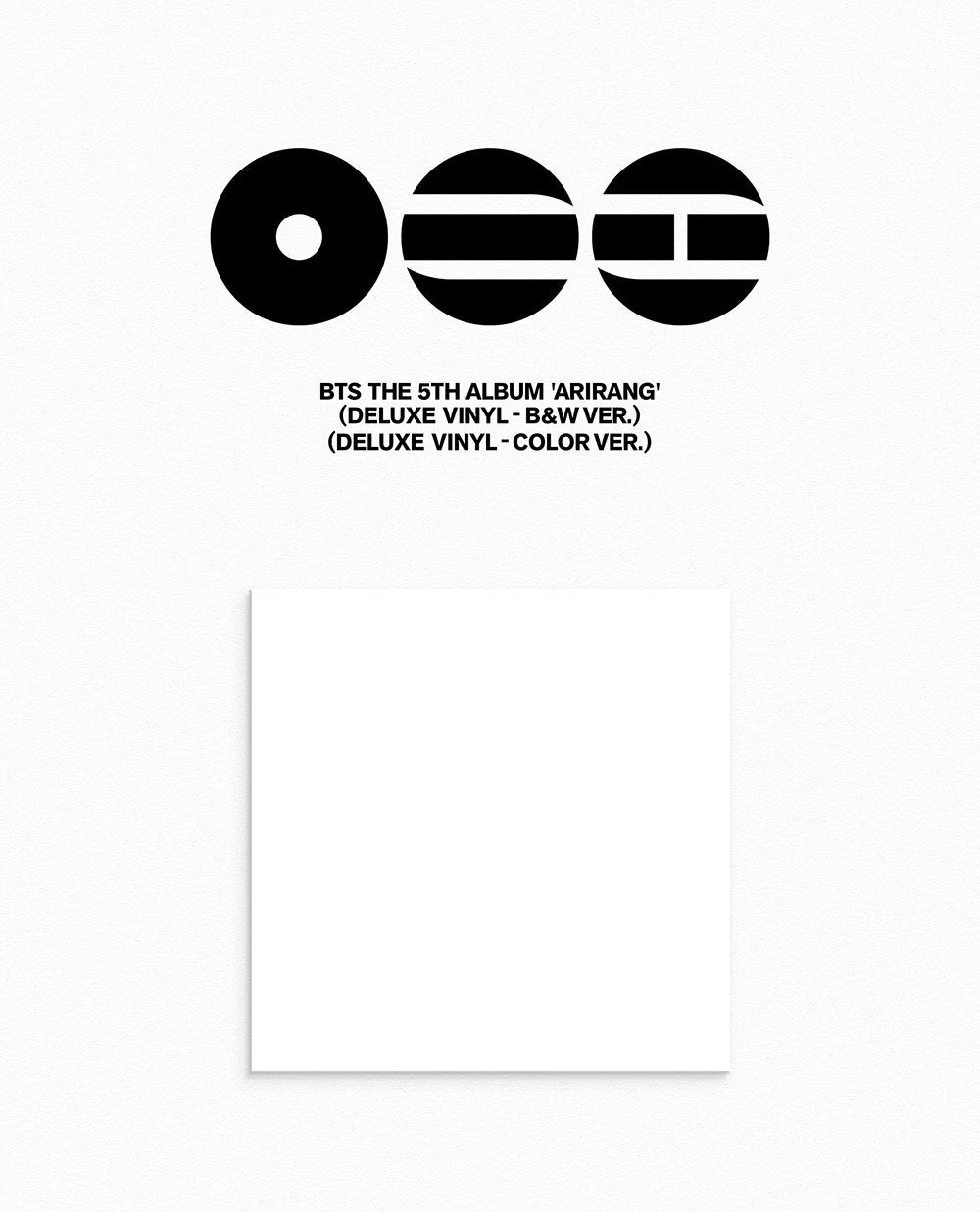 BTS - ARIRANG 5th Album DELUXE VINYL Ver. – kheartshop