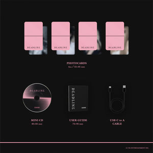 BLACKPINK - DEADLINE 3rd Mini Album MOOD LIGHT Ver. – kheartshop