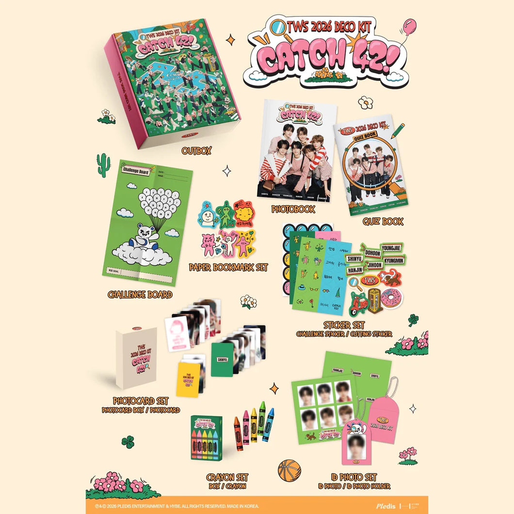 TWS 2026 CATCH 42 DECO KIT – kheartshop