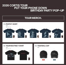 CORTIS 2026 TOUR PUT YOUR PHONE DOWN BIRTHDAY PARTY Pop Up Official MD
