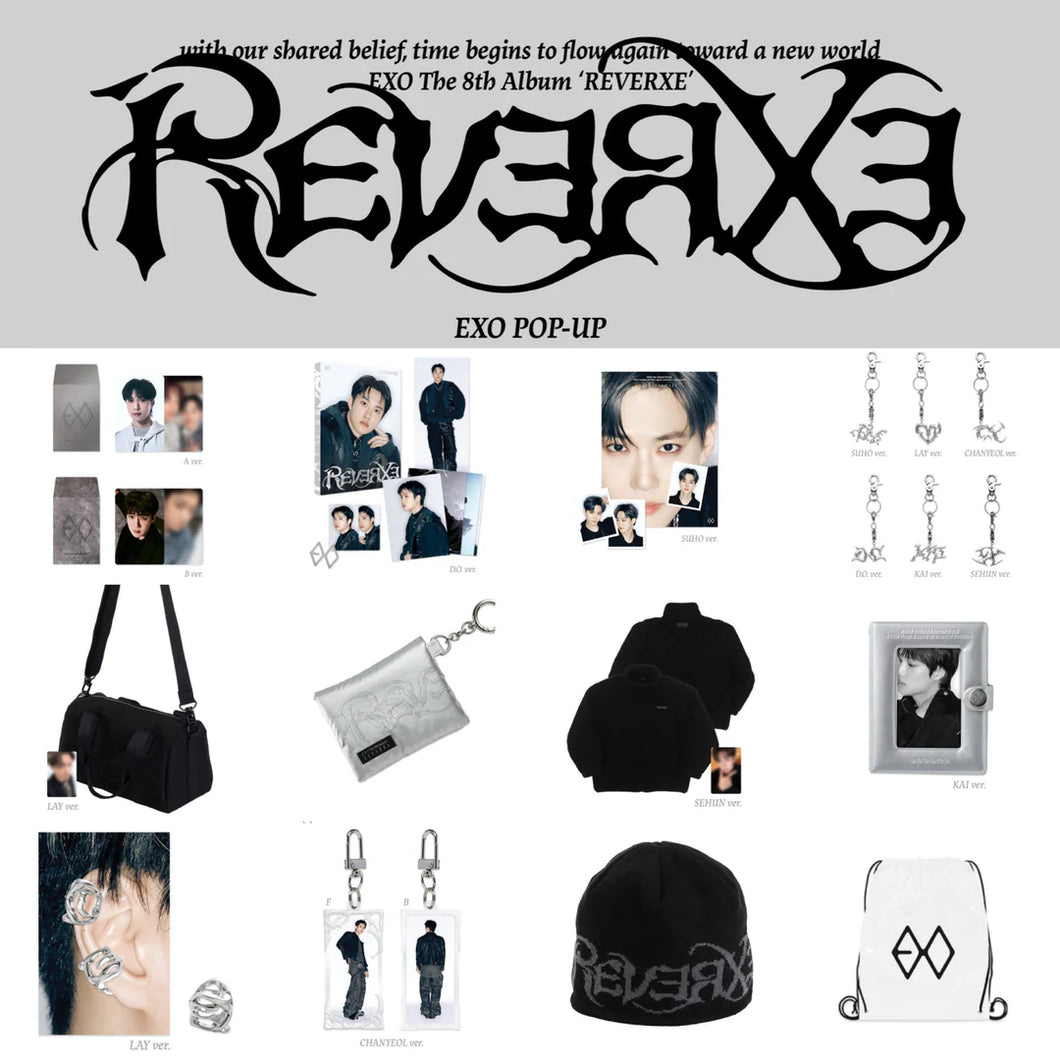 EXO - REVERXE THE WORLD Pop Up Store Official MD – kheartshop EXO - REVERXE THE WORLD Pop Up Store Official MD – kheartshop