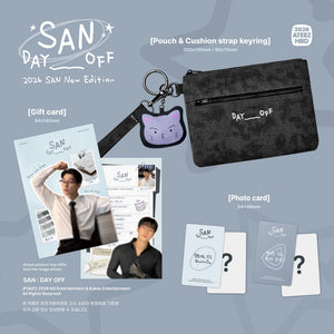 ATEEZ SAN DAY OFF 2026 New Edition Official MD (Pre Order OCTOBER