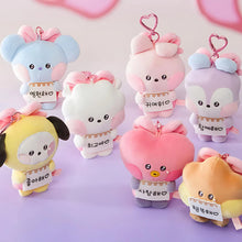 BT21 Official Ribboned U Plush Keyring