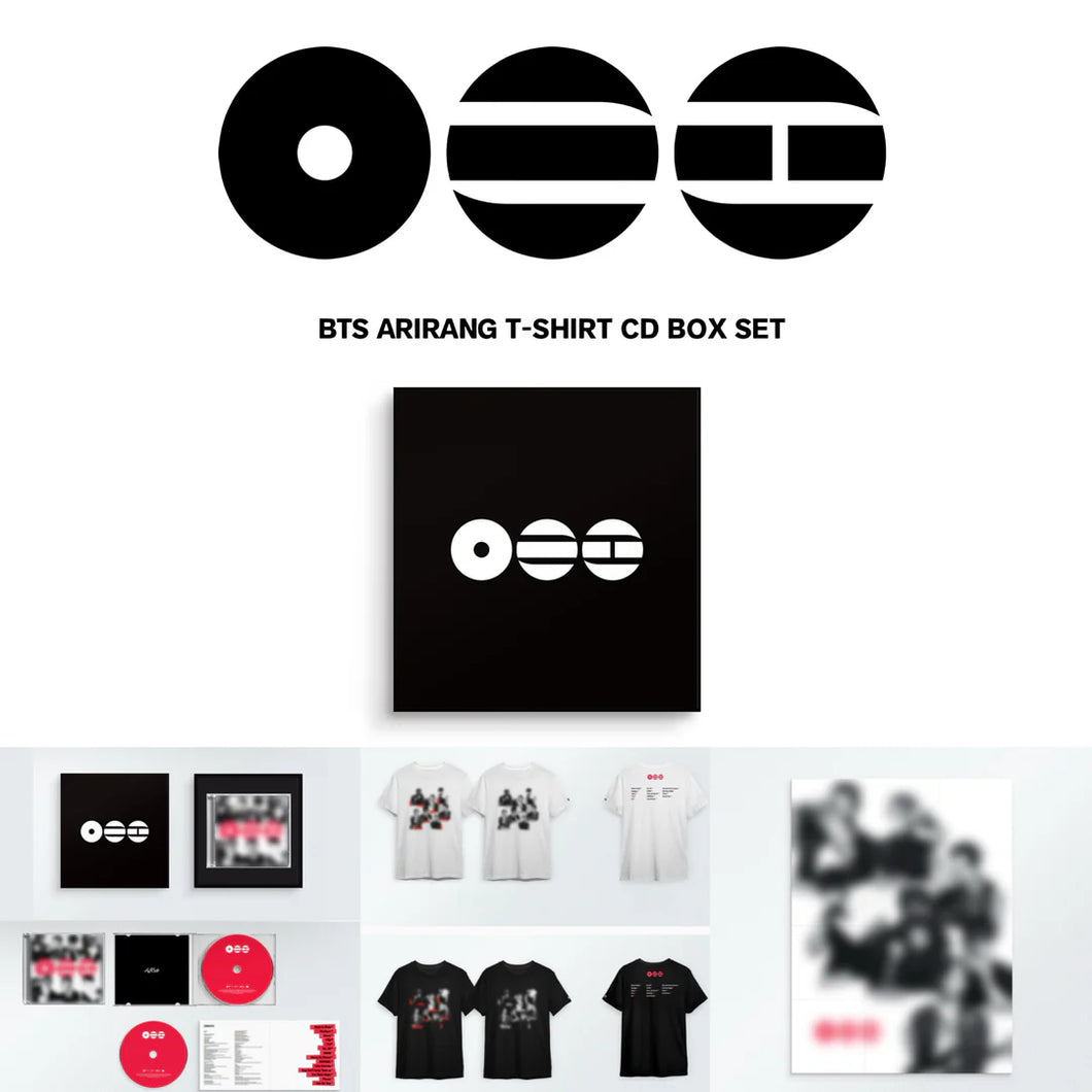 BTS - ARIRANG 5th Album T-SHIRT CD BOX SET Ver. – kheartshop