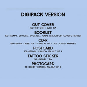 ZEROBASEONE ZB1 - Youth In The Shade 1st Mini Album Digipack Version