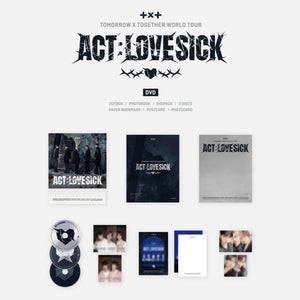 TOMORROW X TOGETHER : World Tour ACT: LOVE SICK in Seoul DVD + POB