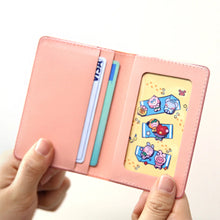 BT21 Minini Official Leather Patch Card Case Vacance Ver.