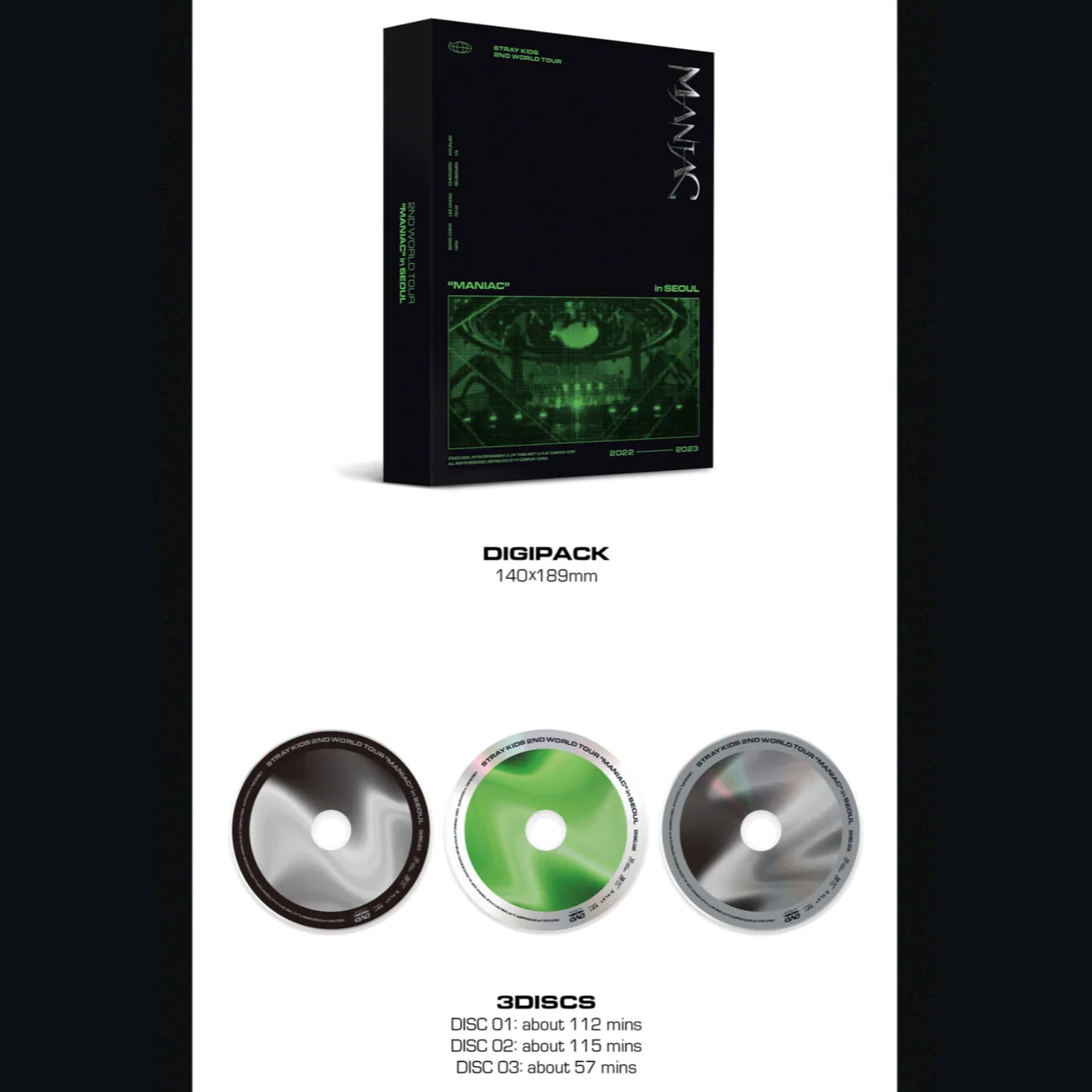 STRAY KIDS - Official Maniac 2nd World Tour in Seoul DVD – kheartshop