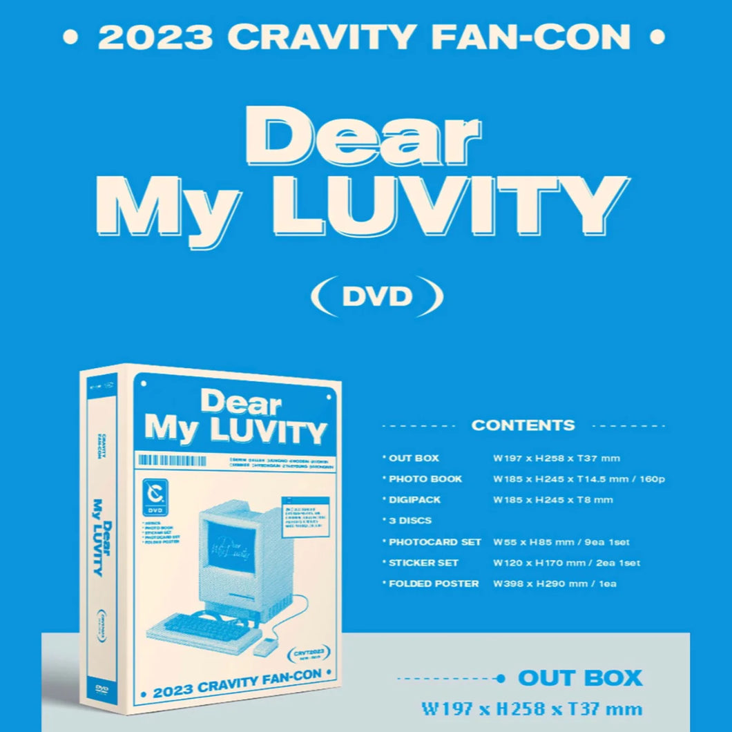 CRAVITY - Official Dear My LUVITY 2023 CRAVITY Fan Concert DVD