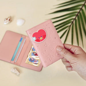 BT21 Minini Official Leather Patch Card Case Vacance Ver.