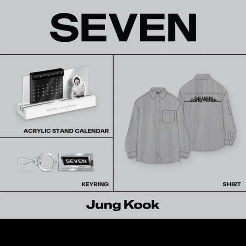 BTS JungKook Solo Digital Single Seven Official MD