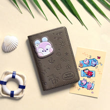 BT21 Minini Official Leather Patch Card Case Vacance Ver.