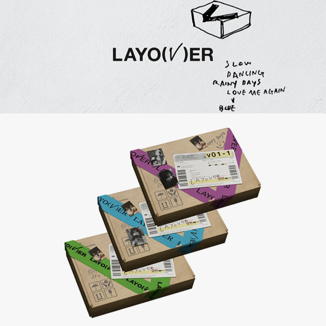 BTS V - LAYOVER 1st Solo Album + Weverse POB + You Can Choose Ver.