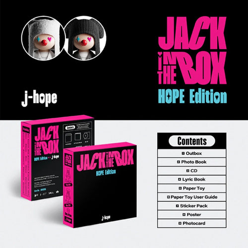 BTS j-hope - Jack In The Box 1st Solo Album HOPE Edition + Weverse PO