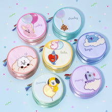 BT21 JAPAN - Official 5th Anniversary Rainbow Round Pouch