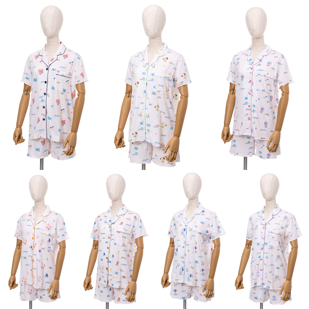 BT21 JAPAN - Official Summer Time Room Wear