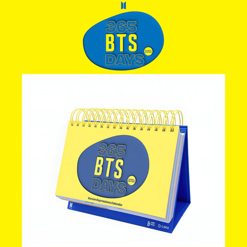 BTS Official 365 BTS Days Calendar Global Edition (Korean Expressions Calendar)