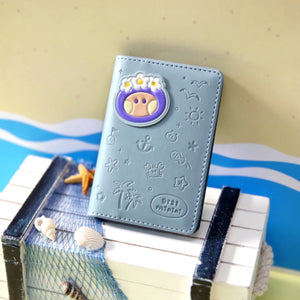 BT21 Minini Official Leather Patch Card Case Vacance Ver.