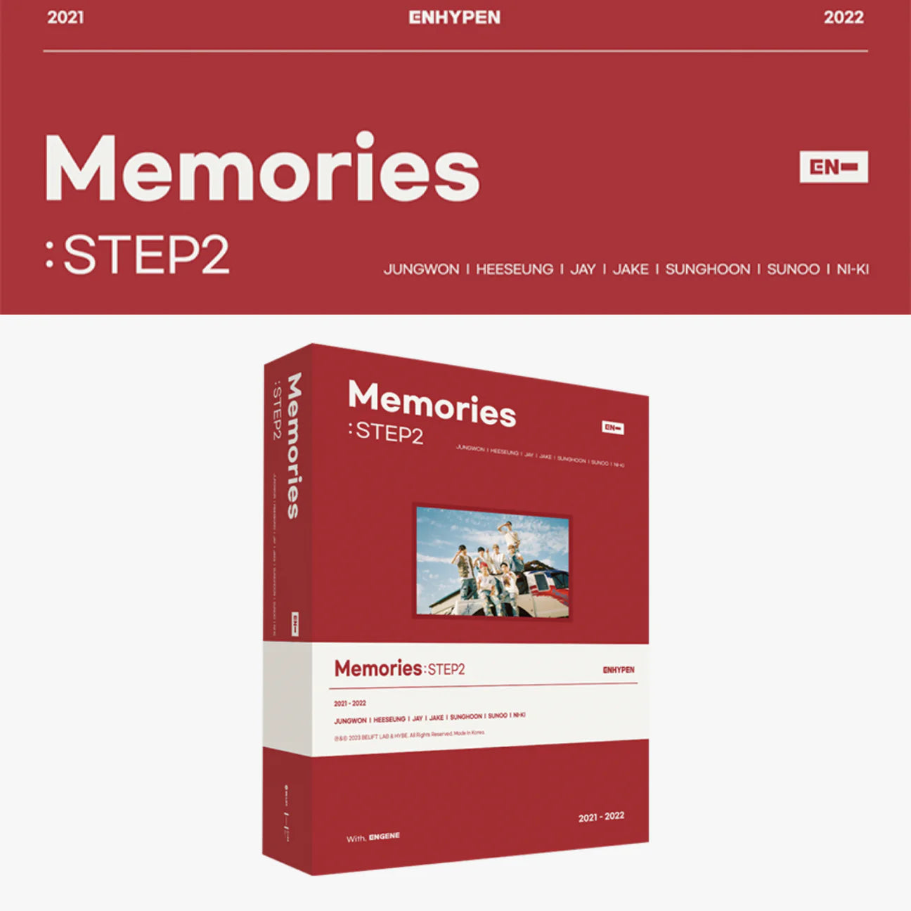 ENHYPEN - Memories : STEP 2 DIGITAL CODE 2021-2022 + PO Gift ENHYPEN - Memories : STEP 2 DIGITAL CODE 2021-2022 + PO Gift