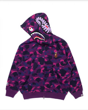 BAPE X STRAY KIDS - Official Shark Full Zip Hoodie