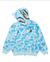 BAPE X STRAY KIDS - Official Shark Full Zip Hoodie