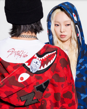 BAPE X STRAY KIDS - Official Shark Full Zip Hoodie