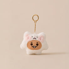 BT21 Official Fluffy Plush Keyring