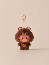 BT21 Official Fluffy Plush Keyring