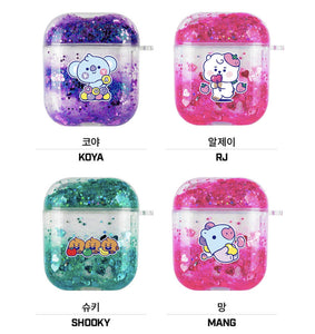 BT21 Official Baby Jelly Candy Bling Aqua AirPods Case
