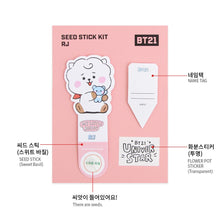 BT21 Official My Little Buddy Seed Stick Set