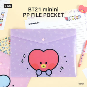 BT21 Official Minini PP File Pocket 7SET