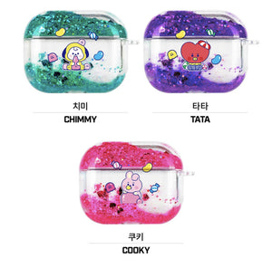 BT21 Official Baby Jelly Candy Bling Aqua AirPods PRO Case