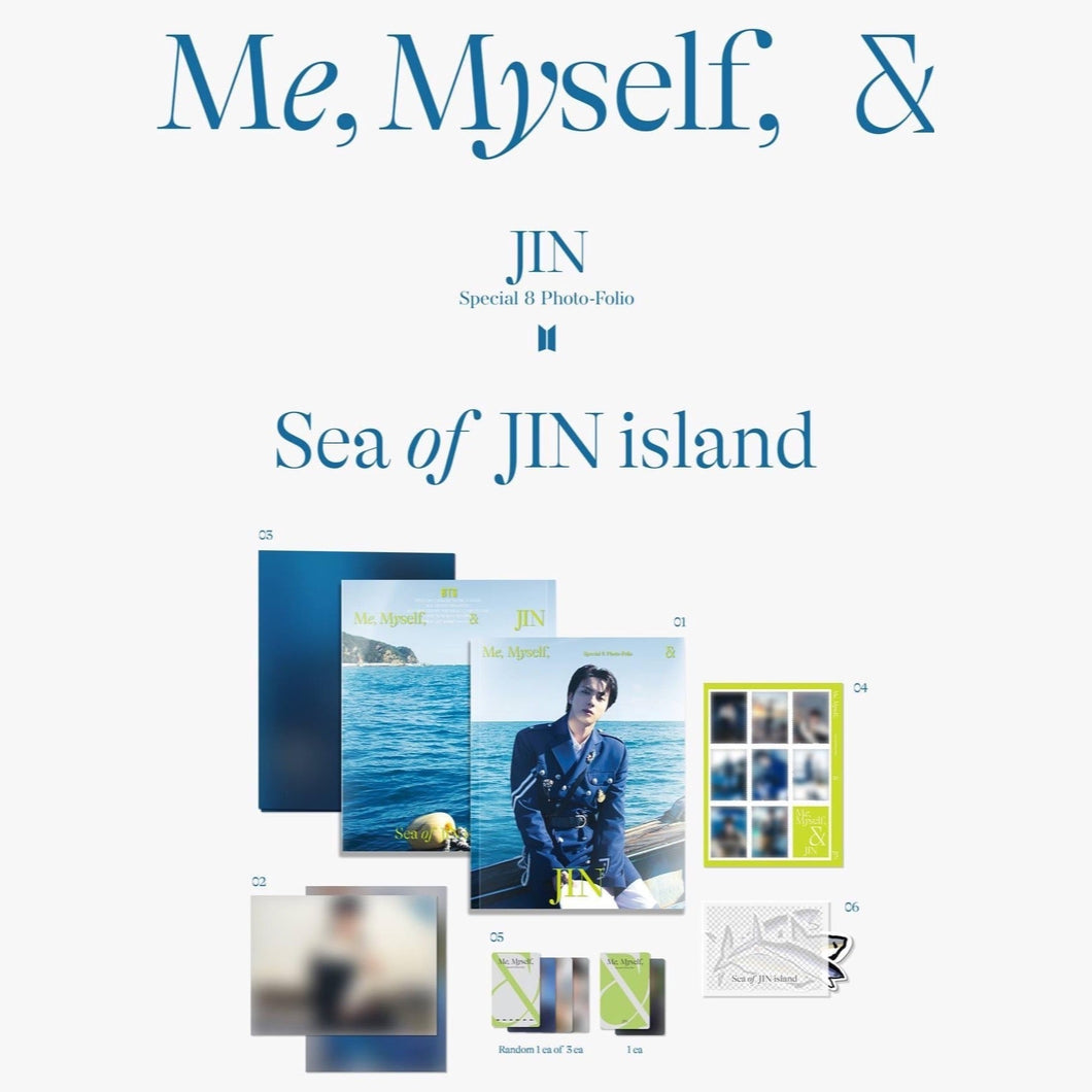JIN - Special 8 Photo Folio Me, Myself, and Jin - Sea Of Jin Island (Dec. 2nd)