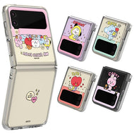 BT21 Official My Little Buddy Galaxy Z FLIP 3 Clear Reinforced Phone Case