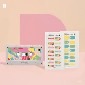 BTS Official Jellymix Collaboration PLAY THE Dynamite Gel Nail Strip