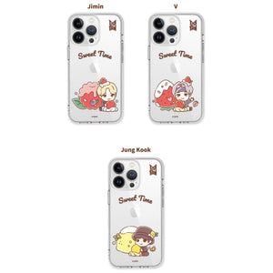 TinyTAN Official SWEET TIME Clear Soft Case (iPhone and Galaxy)