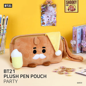 BT21 Official Plush Pen Pouch Party Version
