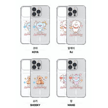 BT21 Baby Sketch Clear Air Cushion Card Case for iPhone