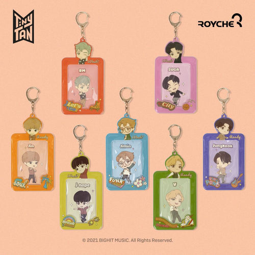 TinyTAN Official Dynamite Photocard Case Key Holder