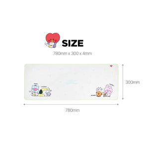 BT21 Official Little Buddy Baby Long Mouse Pad