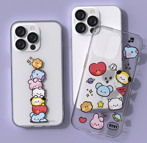 BT21 Official Minini Clear Case (iPhone and Galaxy)