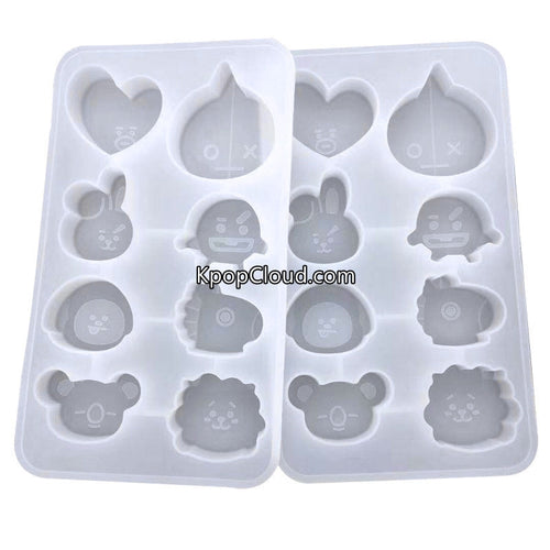 [FanGoods] BT21 Style Silicone Mold for Resin or Chocolate