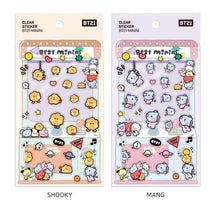 BT21 JAPAN - Official Baby Clear Sticker Minini Version 7SET