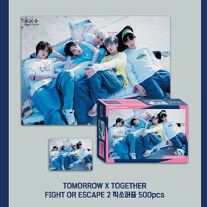 TXT TOMORROW X TOGETHER Fight or Escape Version Jigsaw 500pcs + Poster + Photocard