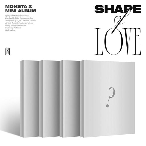 MONSTA X - SHAPE of LOVE Album (You Can Choose version)