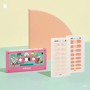 BTS Official Jellymix Collaboration PLAY THE Dynamite Gel Nail Strip